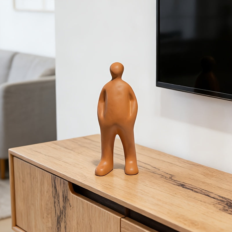 Tnessential Modern Art Abstract Walker Figure Resin Ornament 3D Decor