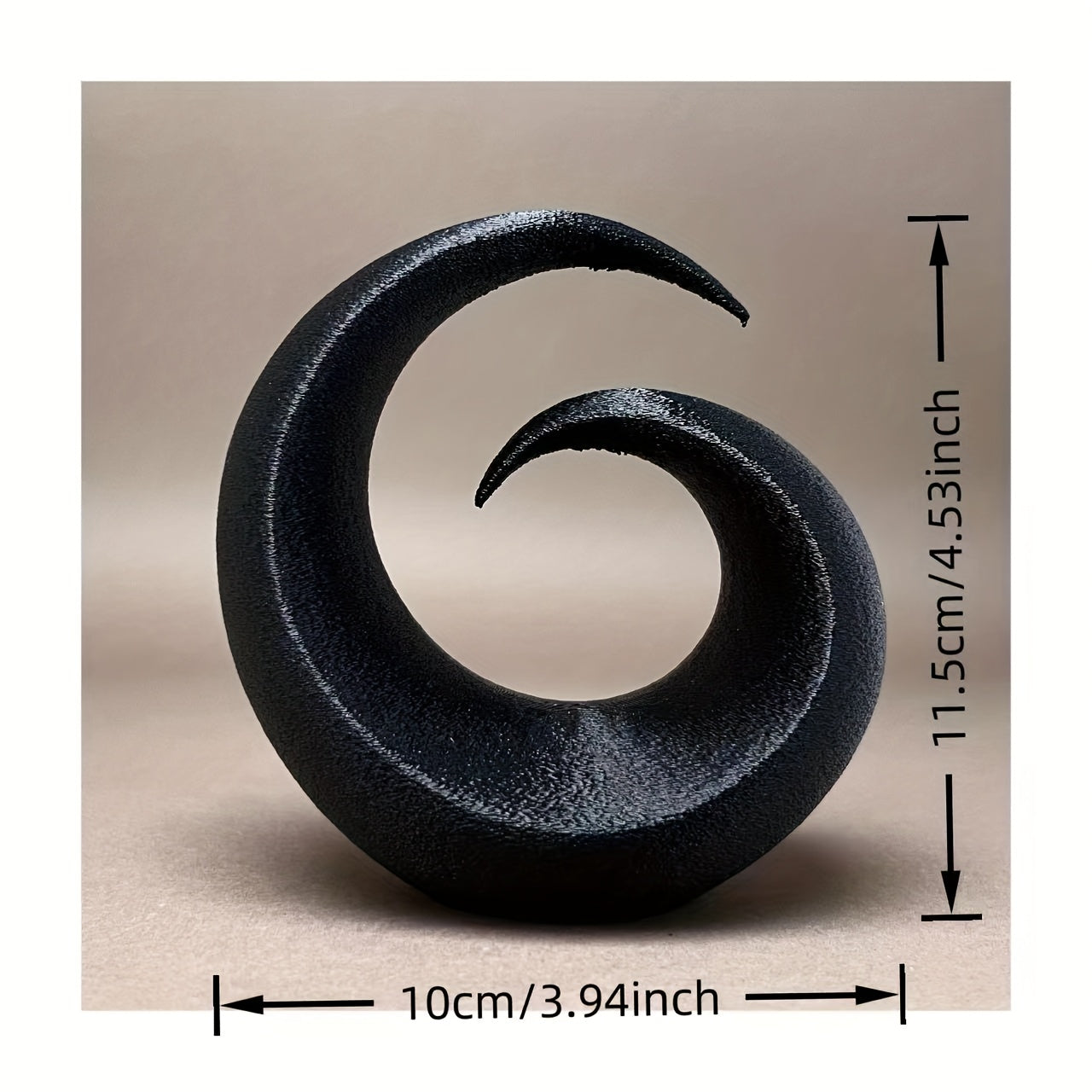 Tnessential Statues\u002f1pc-3d Printed Eternal Flowing Sculpture 3D Decor