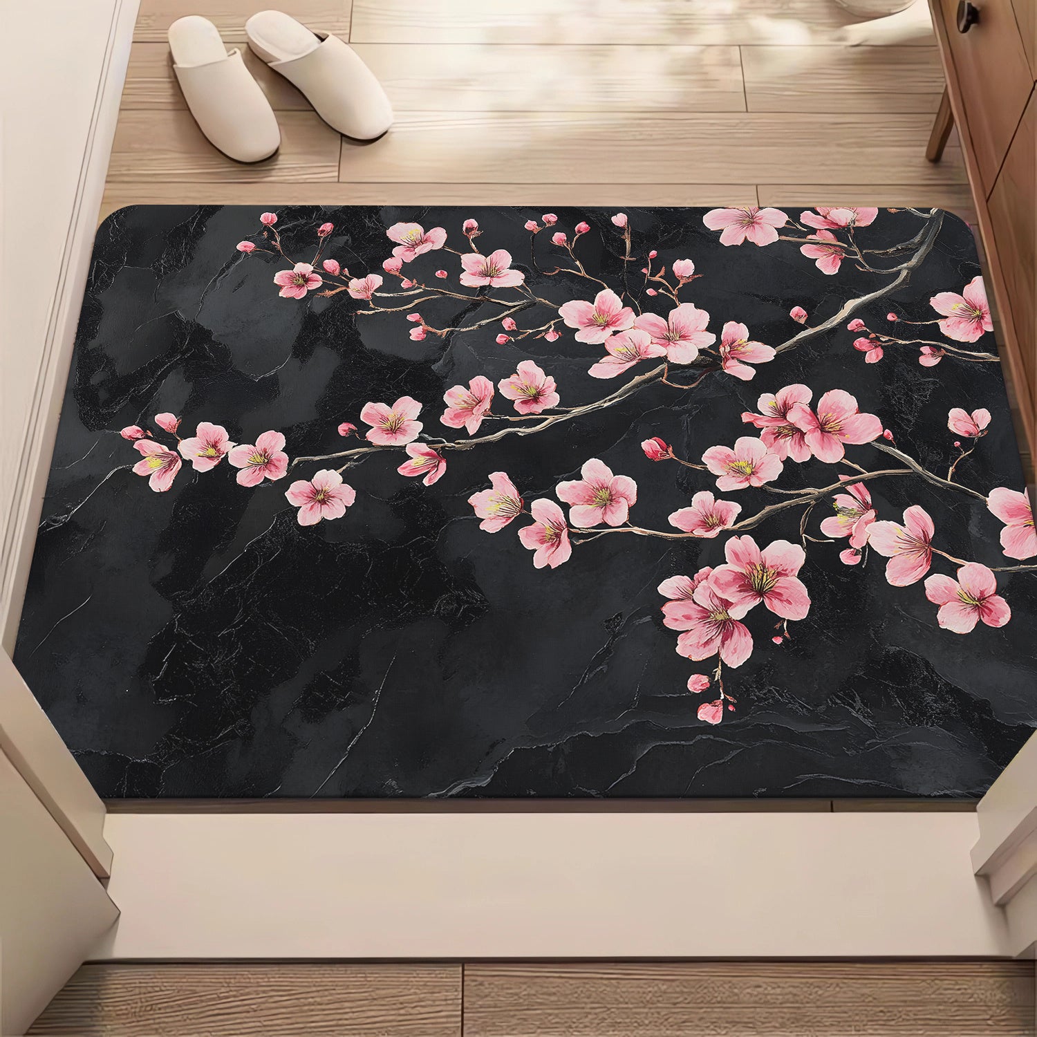 BLACK CHERRY BLOSSOM RUG view 4