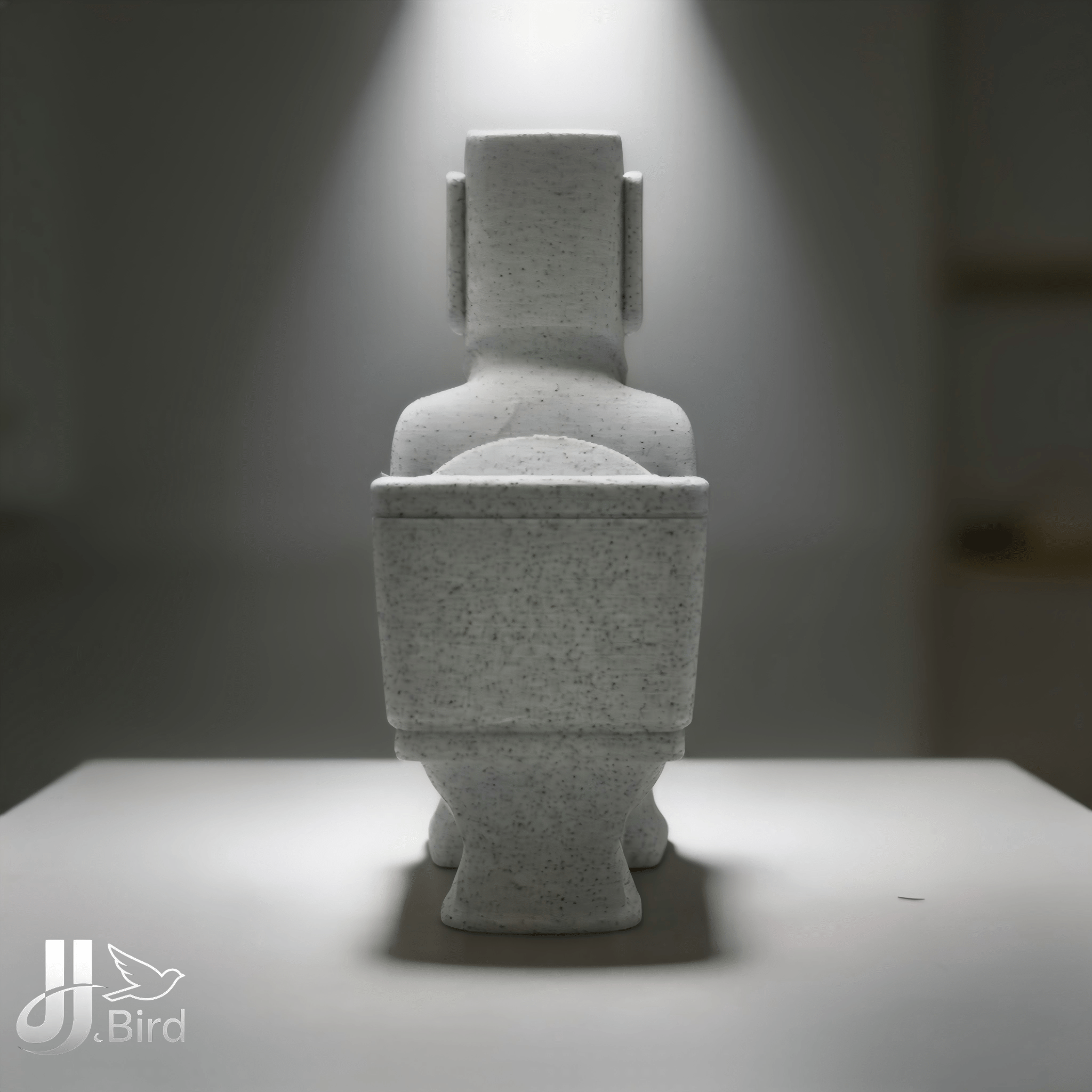 Tnessential Funny Toilet Stone Figure Collectible Figurines 3D Decor