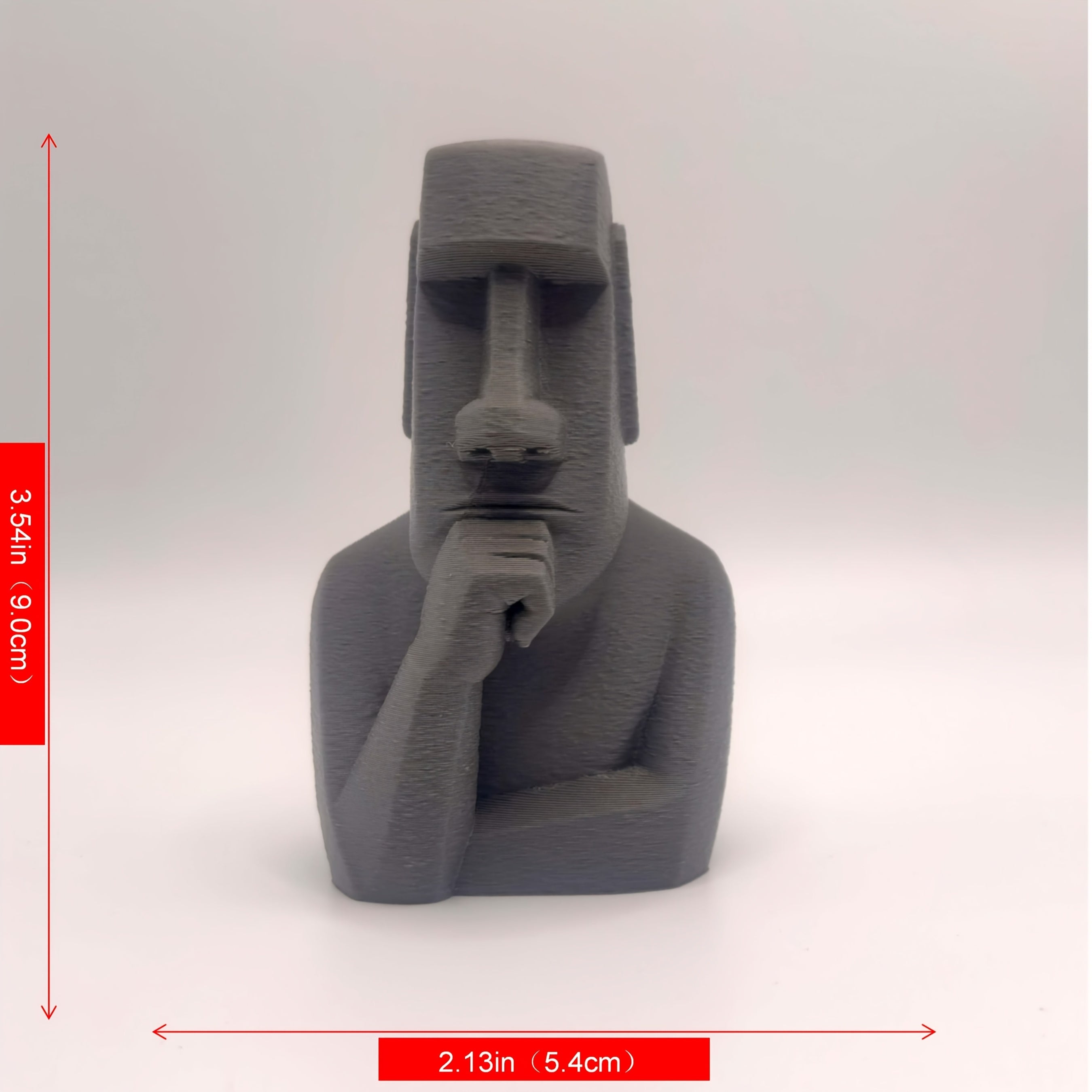 Tnessential Collectible Figurines the Thinker Stone Statue Ornament Is 3D Decor