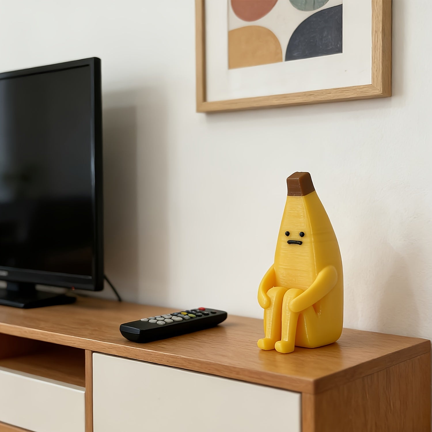 Tnessential U002f2\u002f3pcs Anxiety Bananas 3D Printed Ornaments 3D Decor