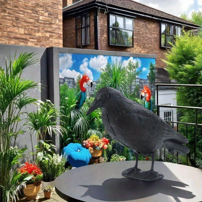 Tnessential Black Crow Sculpture 3D Decor