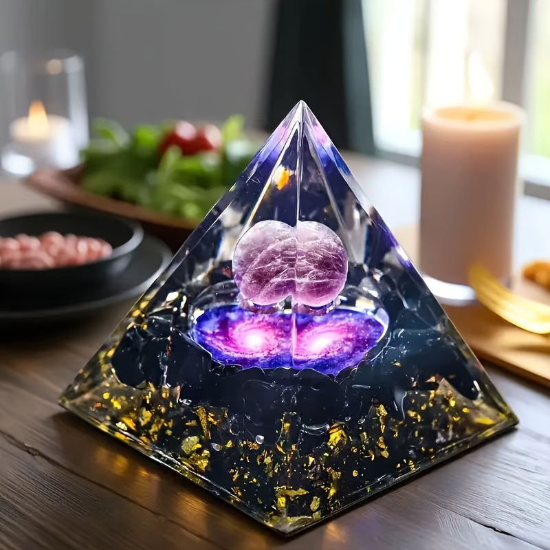 Tnessential Pure Handmade Pyramid Ornament 3D Decor