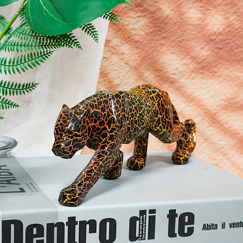 Tnessential Hunting Pose Leopard Print Decor 3D Decor