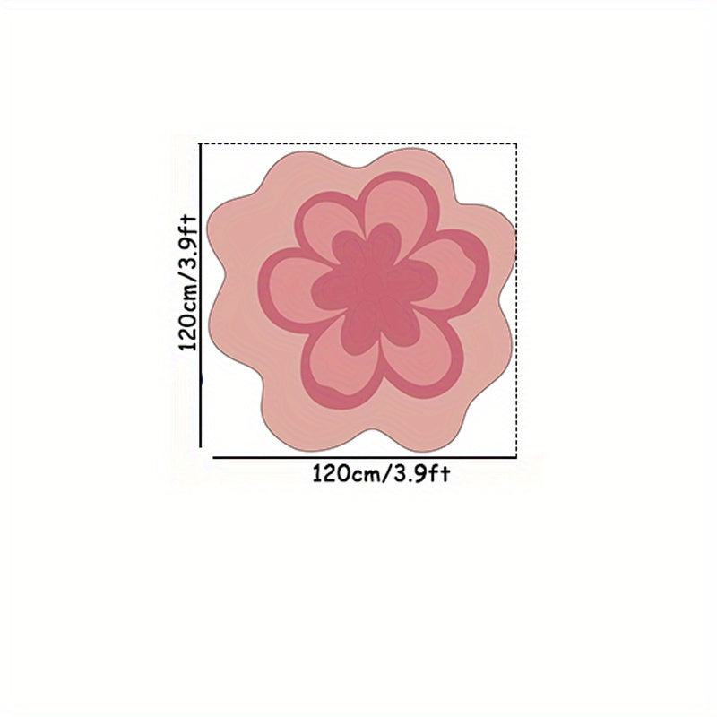 PINK FLOWER RUG view 7