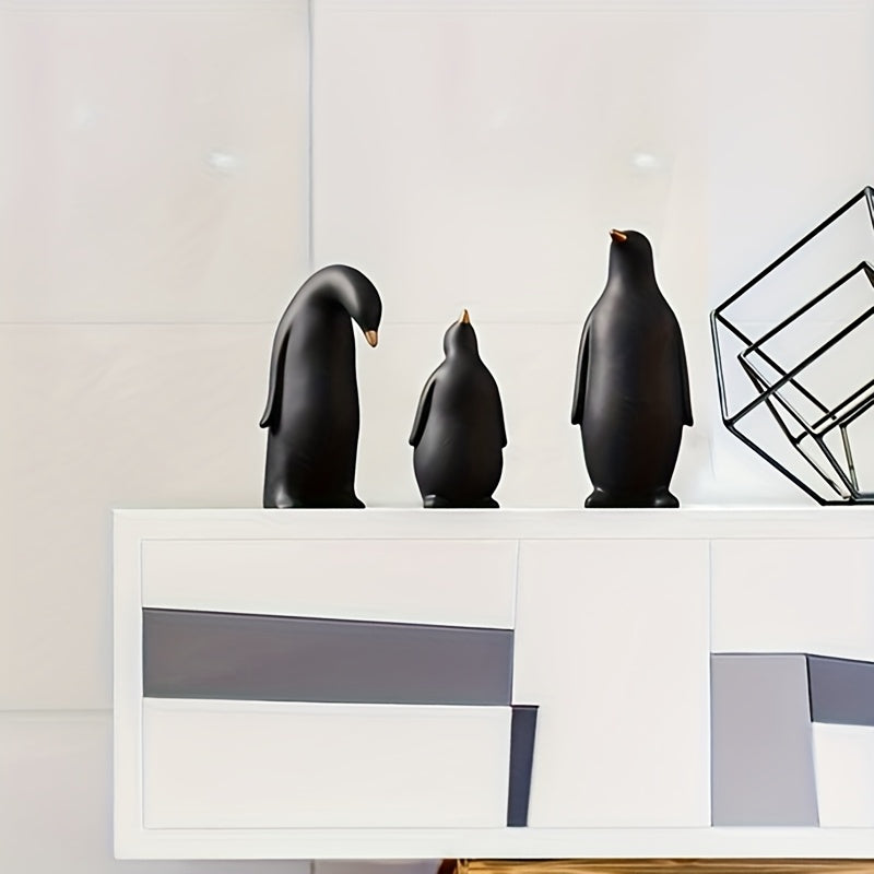 Tnessential Penguin Resin Decorative Figurine for 3D Decor