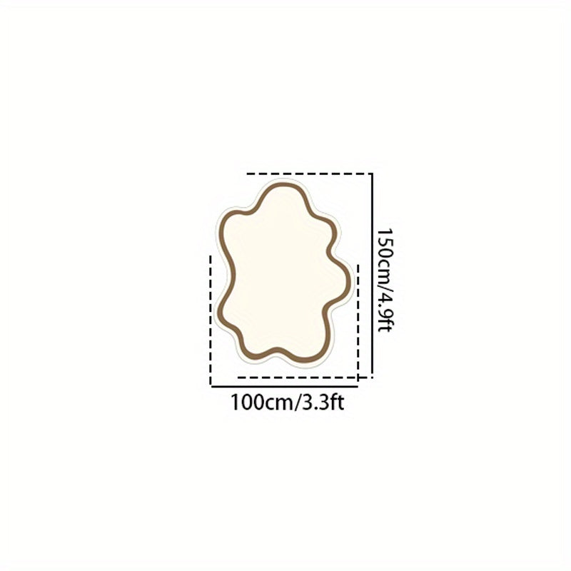 CREAM IRREGULAR 3 RUG view 8
