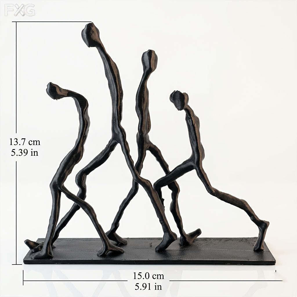 Tnessential J BIRD Abstract Walking Figure Statue 3D Decor