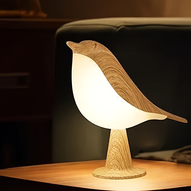 Tnessential Dimmable Touch Bird Table Lamp 3D Decor