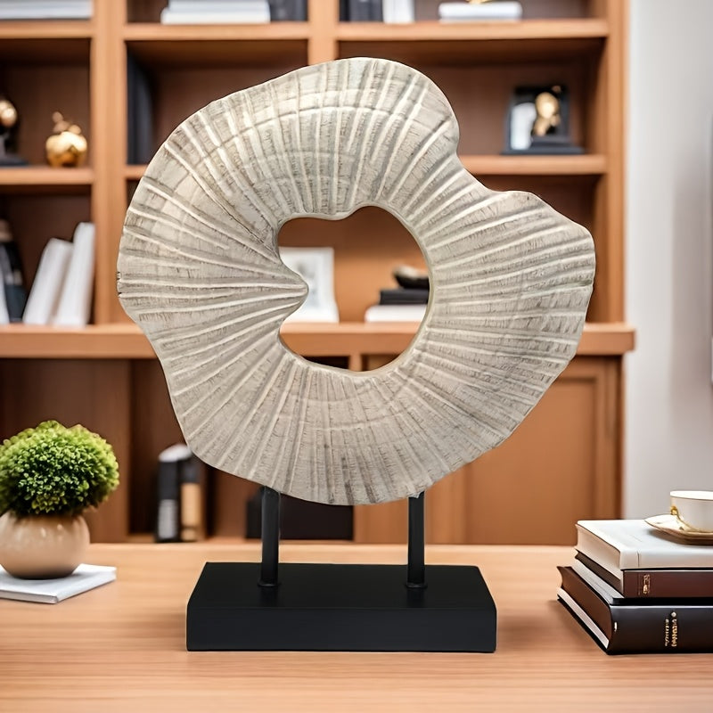Tnessential Abstract Conch Screen Is a Nordic-style Shell Craft Ornament 3D Decor