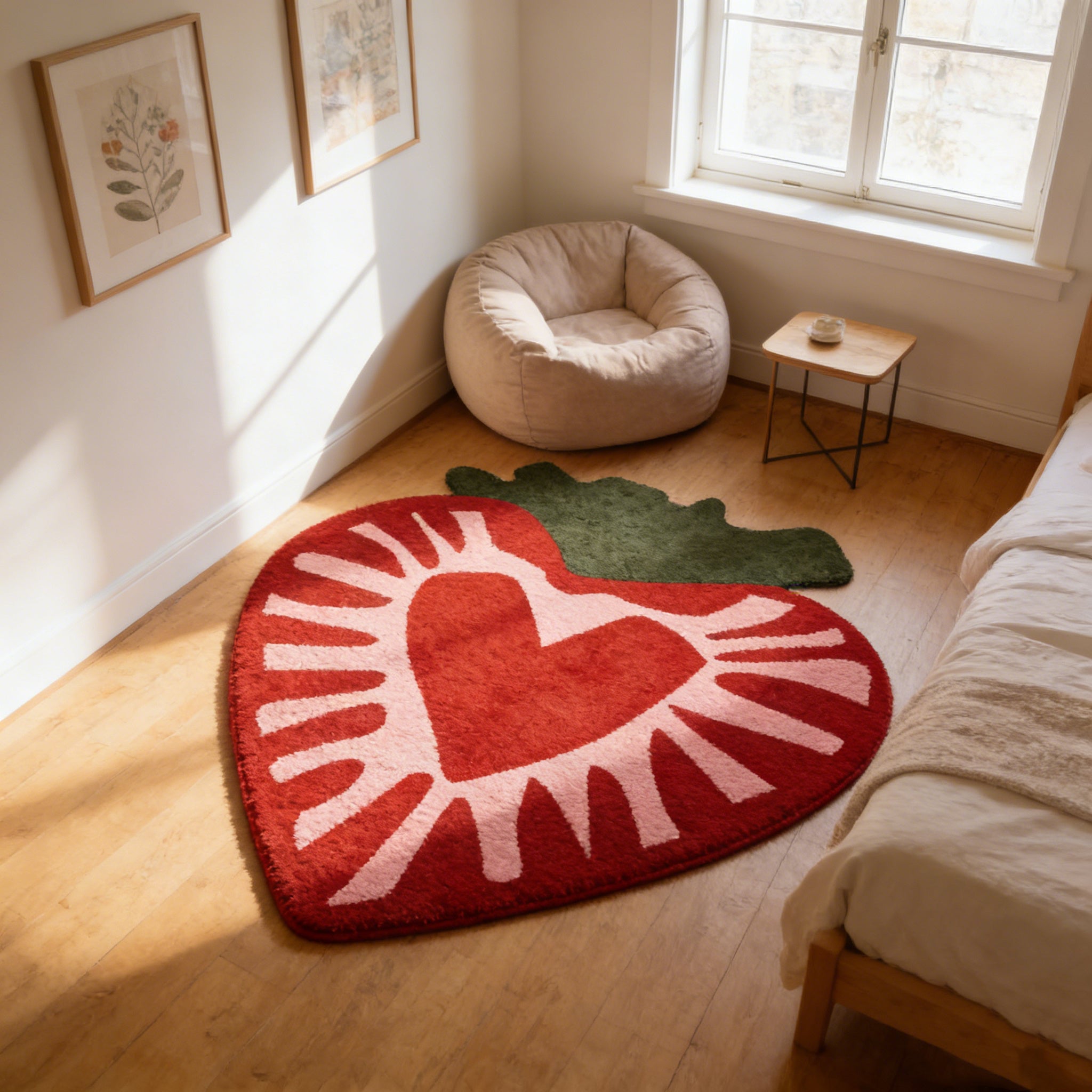 STRAWBERRY 4 RUG view 3