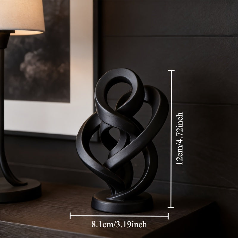 Tnessential Infinite Twisted Sculpture Modern Abstract Ornament 3D Decor