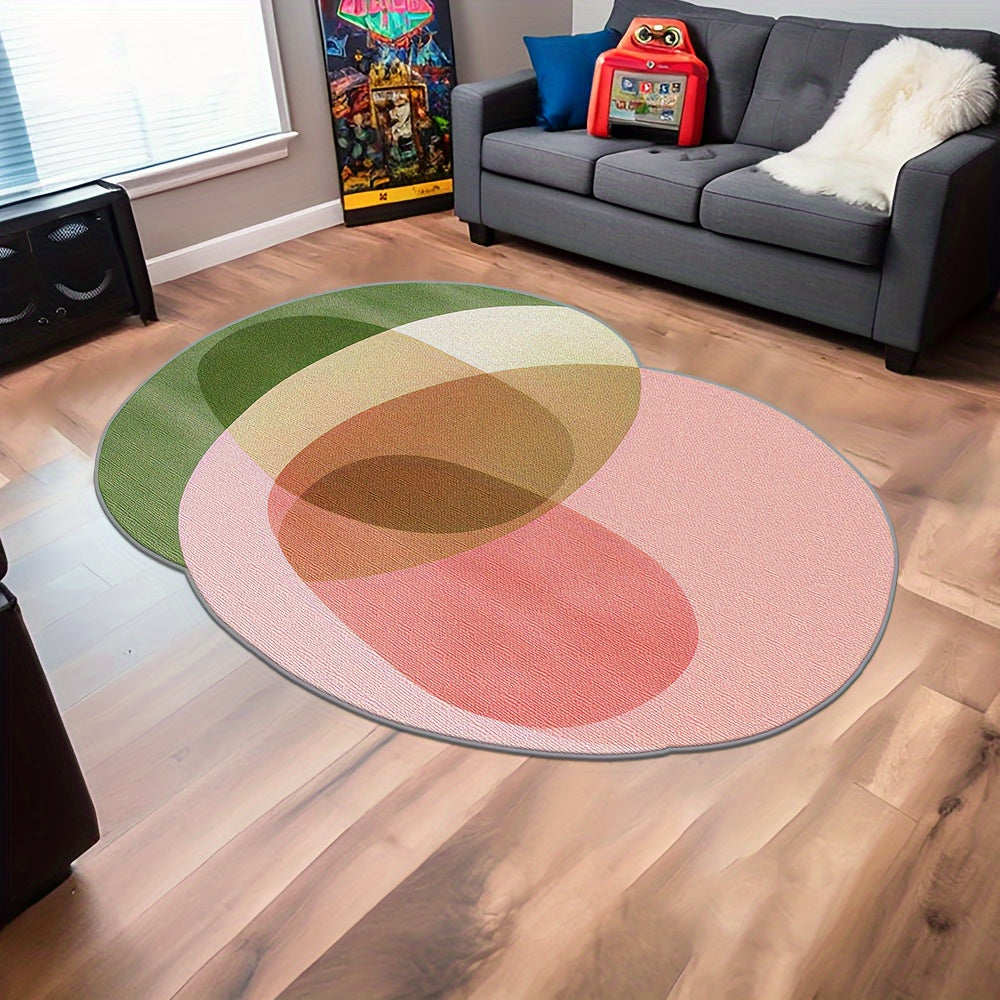PINK IRREGULAR RUG view 6