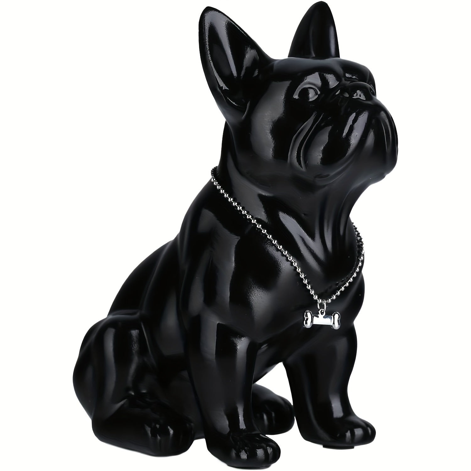 Tnessential Resin Bulldog Statues 3D Decor