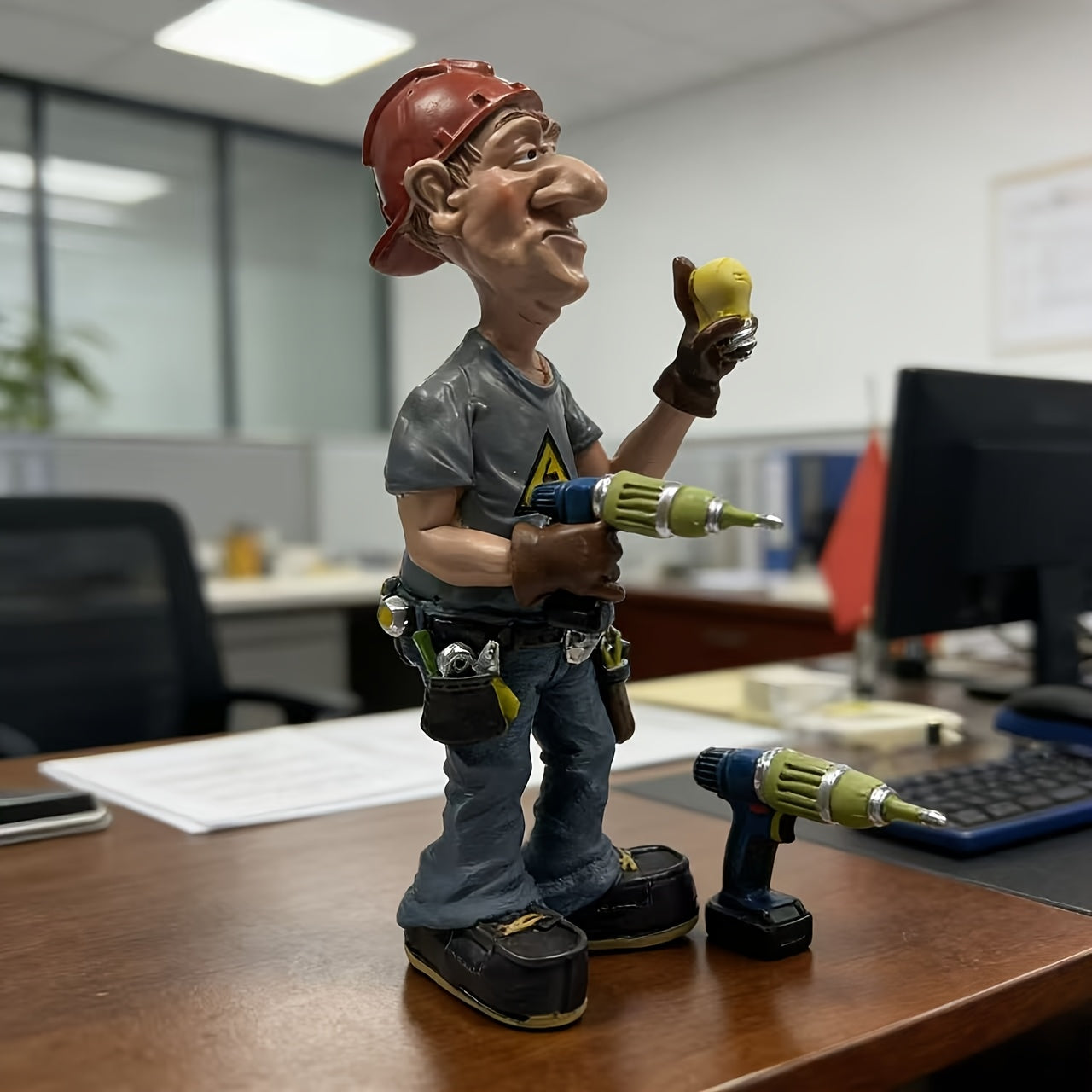 Tnessential Unique Electrician Figurine 3D Decor