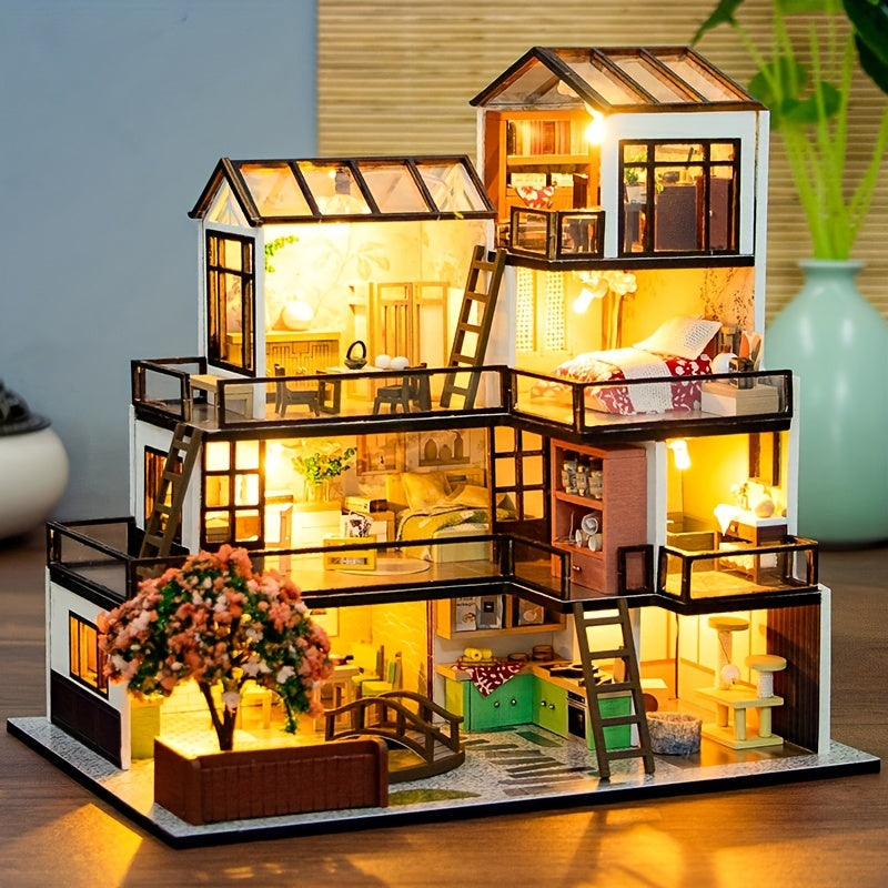 Tnessential Miniatures Tiny Houses 3D Puzzle Art House 3D Decor
