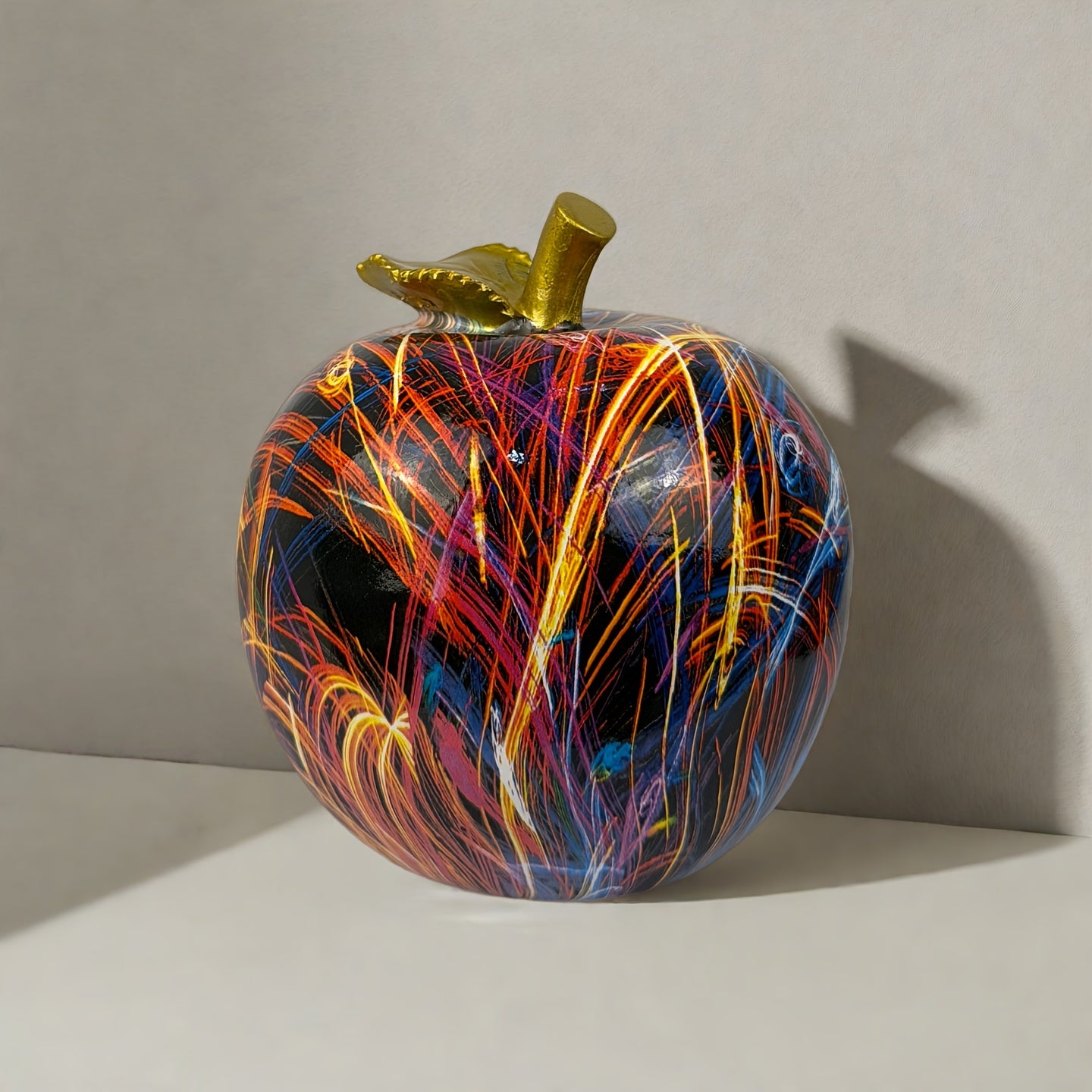 Tnessential Graffiti Art Apple Ornament 3D Decor