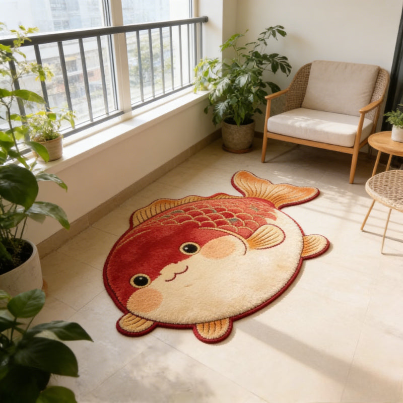 RED LIP RUG view 4