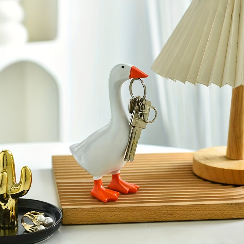 Tnessential Magnetic Goose Key Is Chain Sculpture 3D Decor