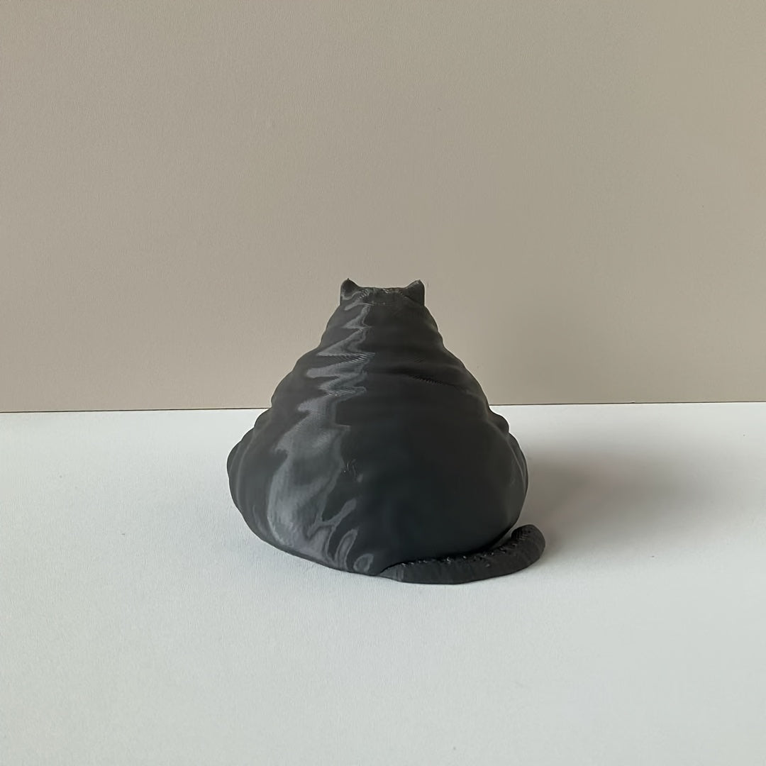 Tnessential Large Fat Cat a Useless Yet Necessary Statue Decoration 3D Decor