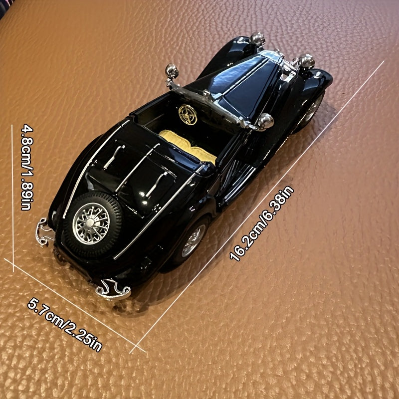 Tnessential Simulation 1:28 Alloy Retro Car Ornaments Artwork 3D Decor