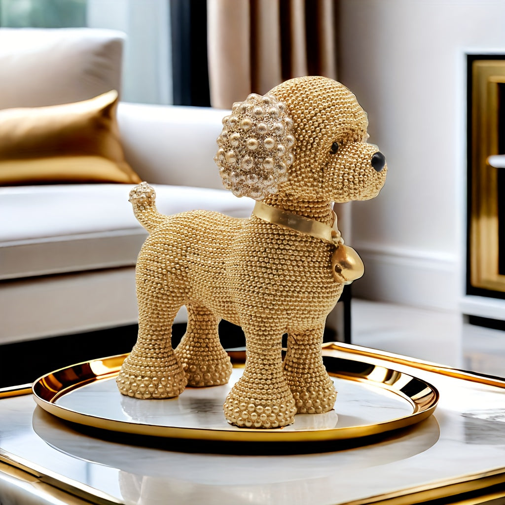 Tnessential Collectible Figurines Modern Luxury Teddy with Creative 3D Decor