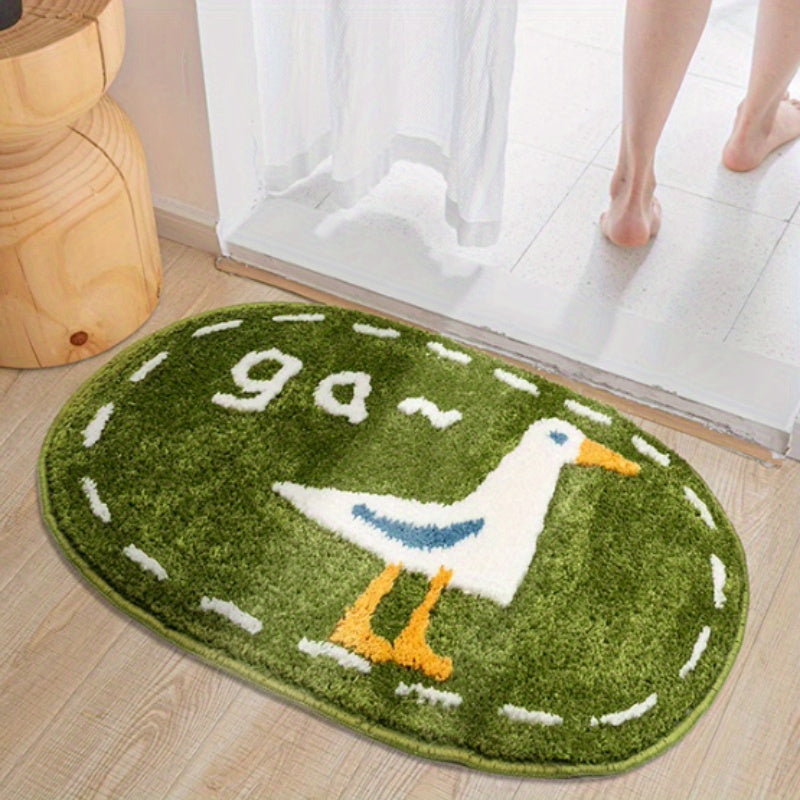 GREEN DUCK RUG view 2