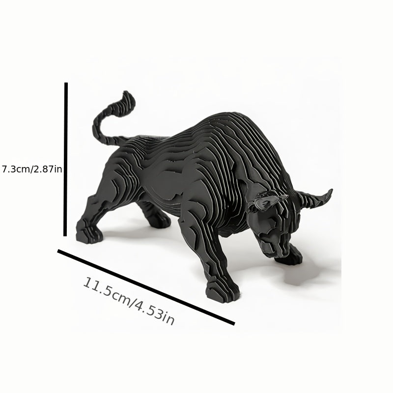 Tnessential Decorative Bull Statue 3D Decor