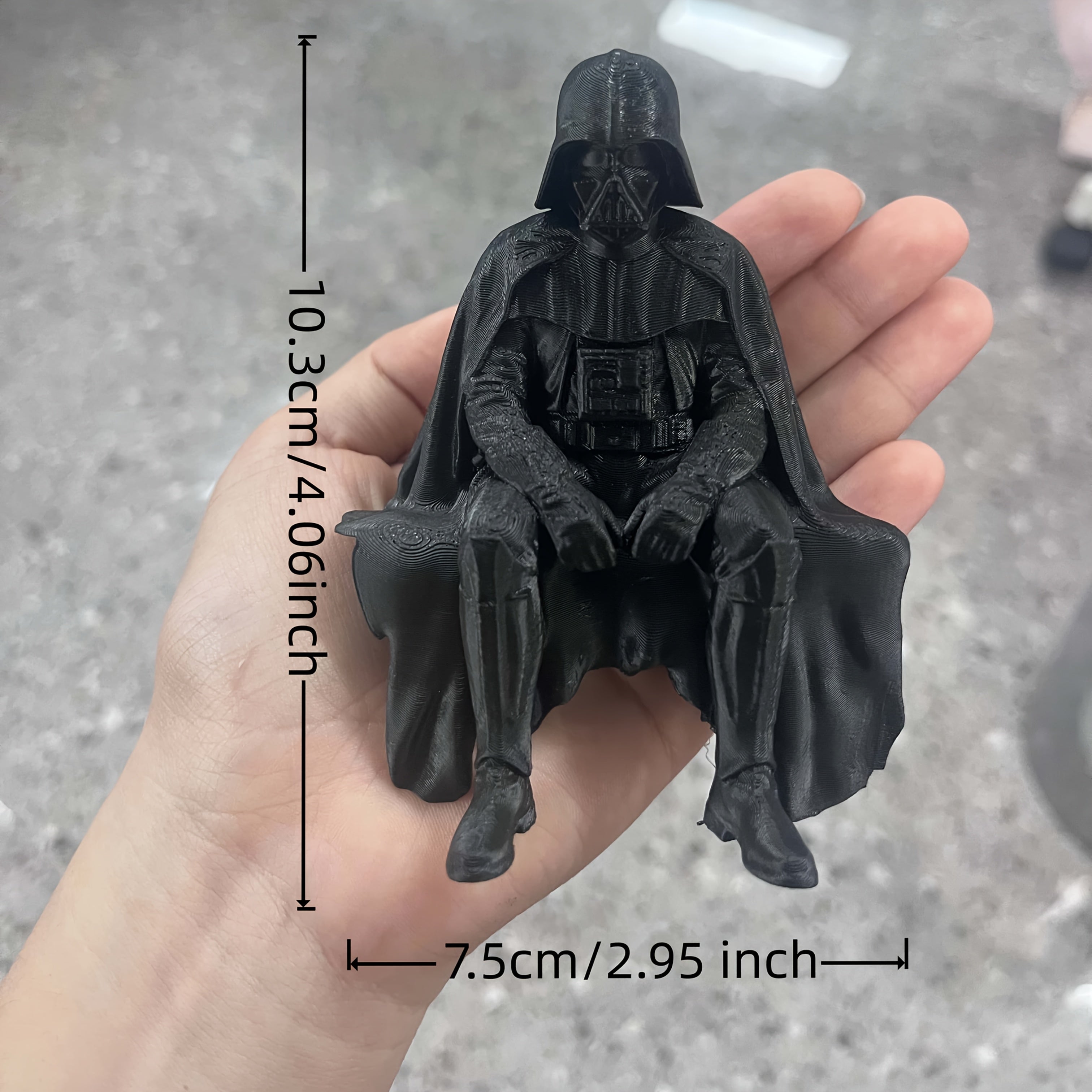 Tnessential Star Wars Darth Vader Black Knight and Sad 3D Decor