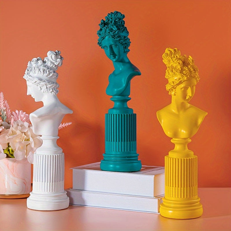 Tnessential Nordic Venus Resin Head Sculpture 3D Decor