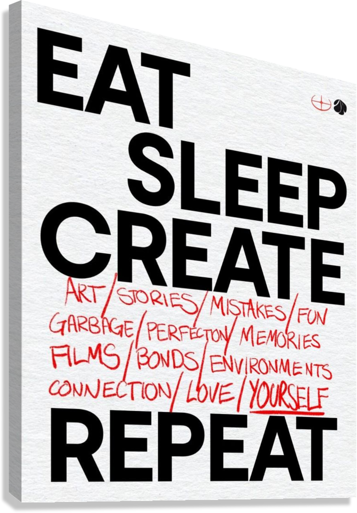 MODERN CREATOR MOTIVATION QUOTE CANVAS POSTER