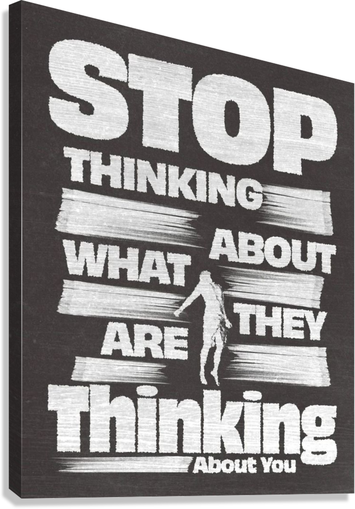 SELF CONFIDENCE MINDSET QUOTE CANVAS POSTER