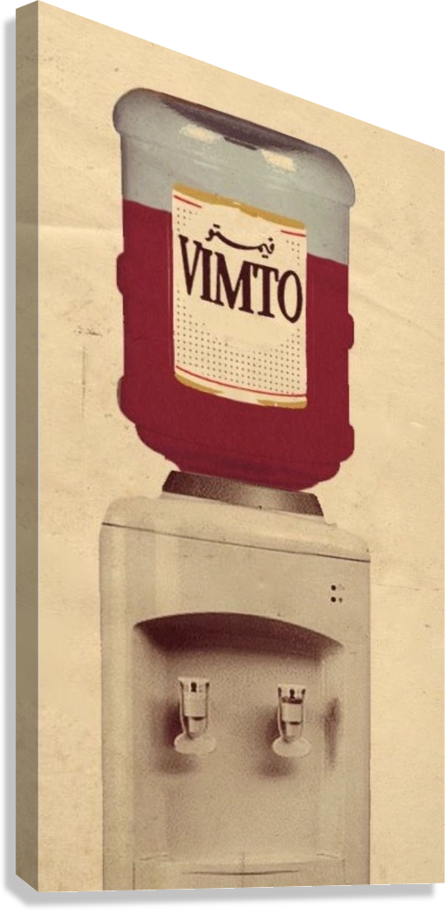 RETRO VIMTO DRINK DISPENSER ART CANVAS POSTER