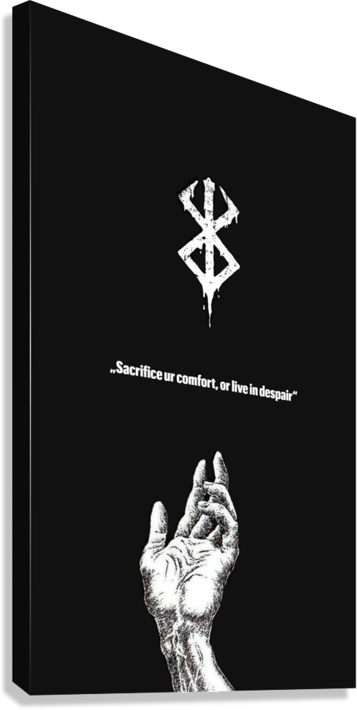 SACRIFICE OR DESPAIR DARK PHILOSOPHY CANVAS POSTER