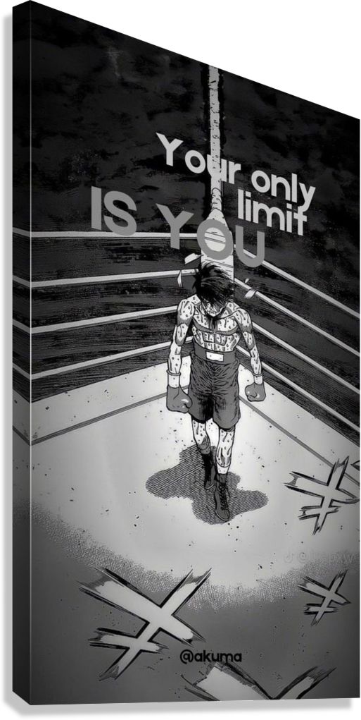 MENTAL STRENGTH BOXING CANVAS POSTER