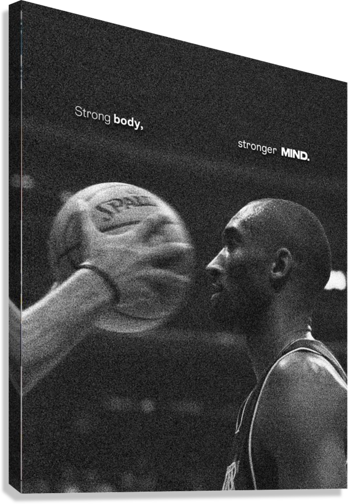MAMBA MENTALITY MOTIVATION CANVAS POSTER
