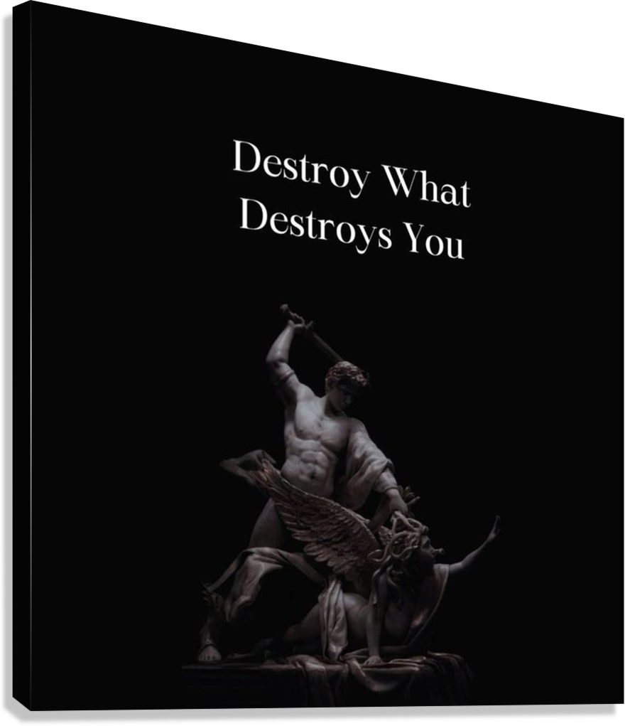 DARK CLASSICAL MOTIVATION CANVAS POSTER