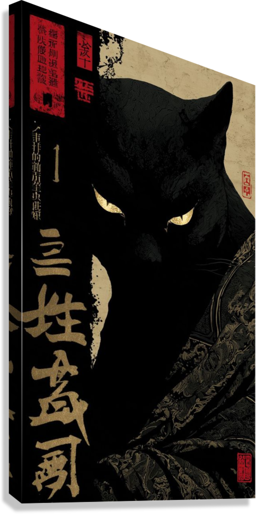 SHADOW WARRIOR JAPANESE ART CANVAS POSTER