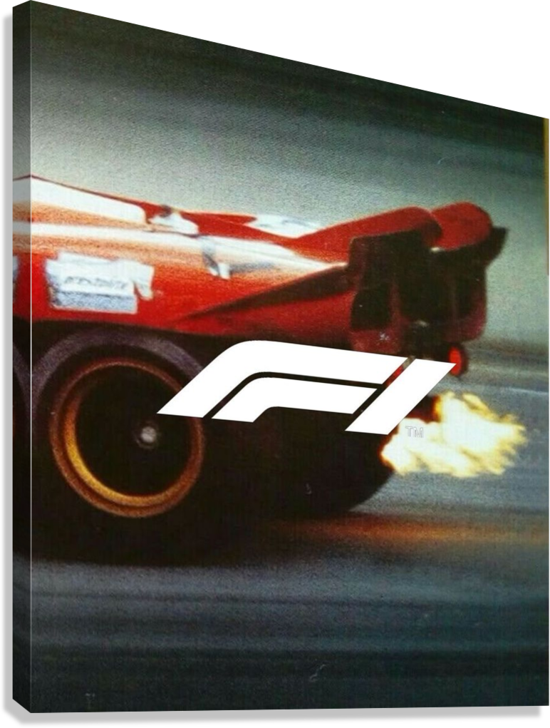 F1 PERFORMANCE IGNITION BLAZE HIGH SPEED RACING ENERGY CANVAS POSTER