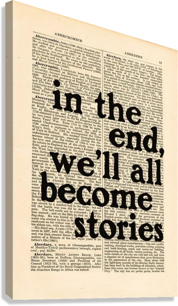 LITERARY QUOTE AESTHETIC CANVAS POSTER