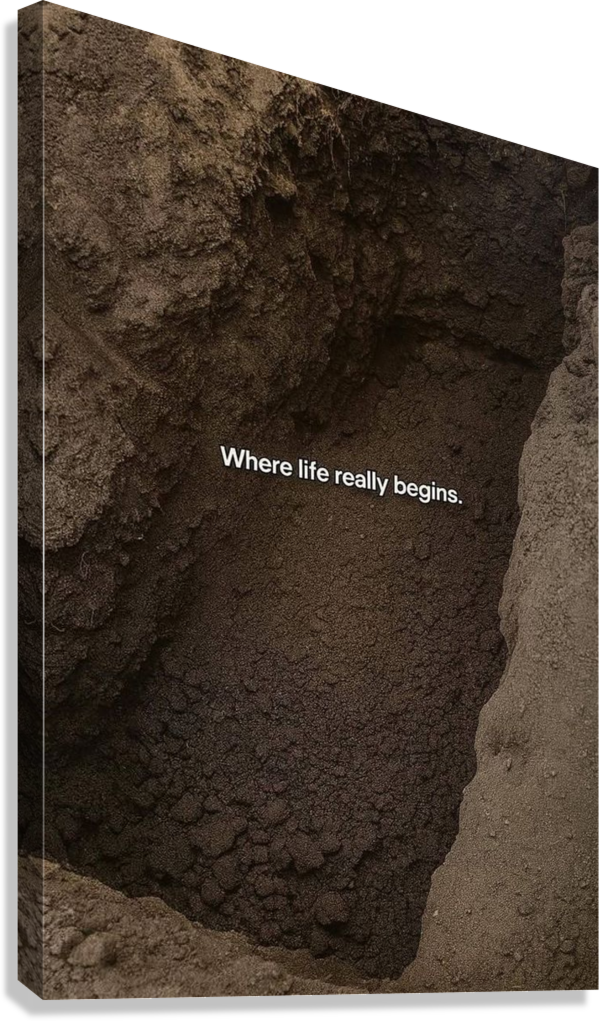 LIFE AFTER DEATH ISLAMIC REMINDER CANVAS POSTER