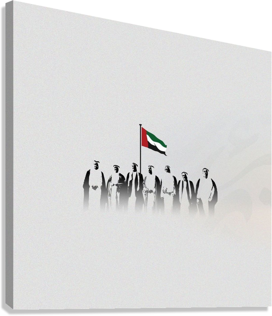 EMIRATI FOUNDERS NATIONAL DAY CANVAS POSTER