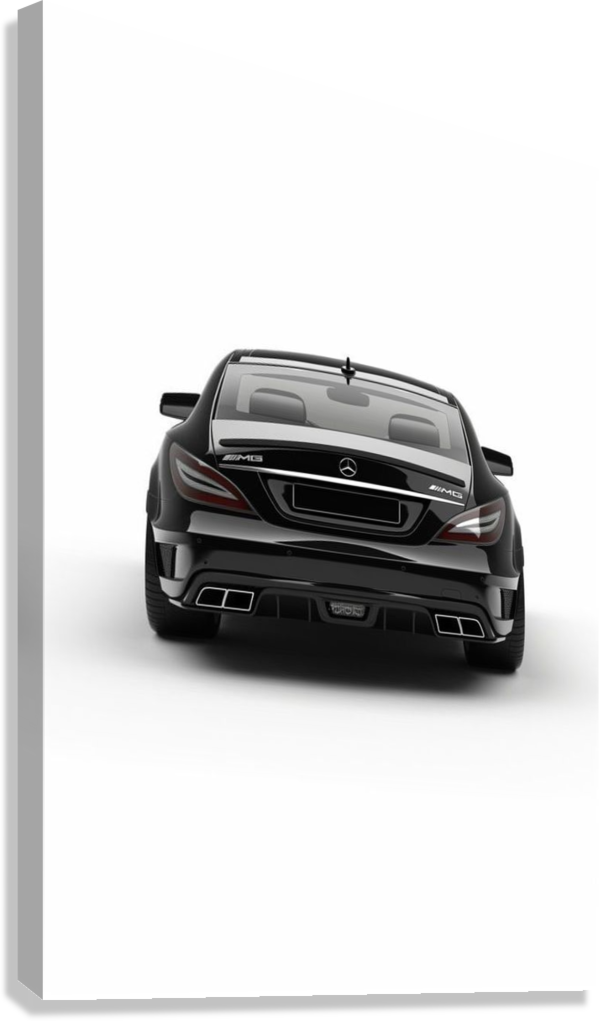 CLS AMG BACK VIEW AESTHETIC CANVAS POSTER
