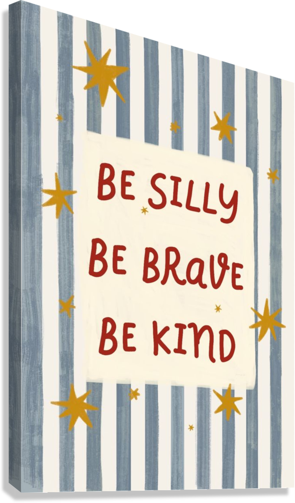 PLAYFUL MOTIVATIONAL QUOTE CANVAS POSTER