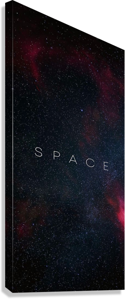 SPACE STARFIELD CANVAS POSTER