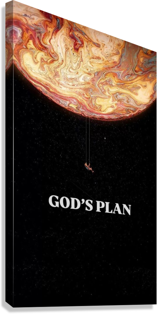 COSMIC FAITH QUOTE CANVAS POSTER