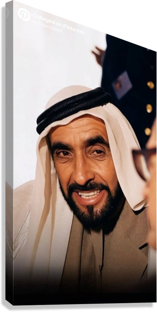 HH SHIEKH ZAYED FATHER OF A NATION CANVAS POSTER