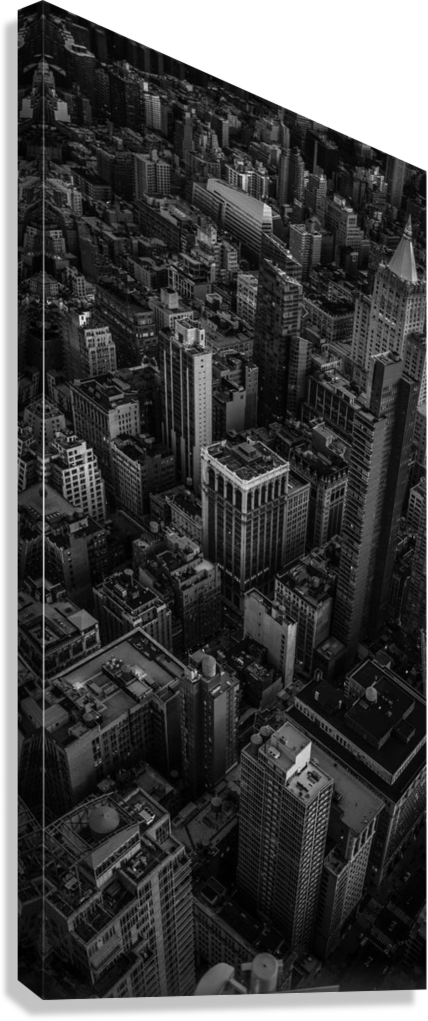 HIGH ABOVE NEW YORK CANVAS POSTER