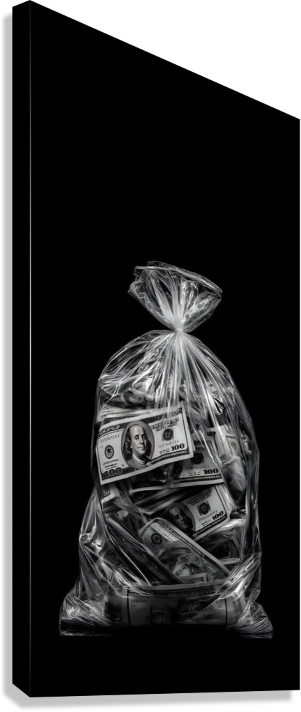 CASH SEALED AWAY CANVAS POSTER